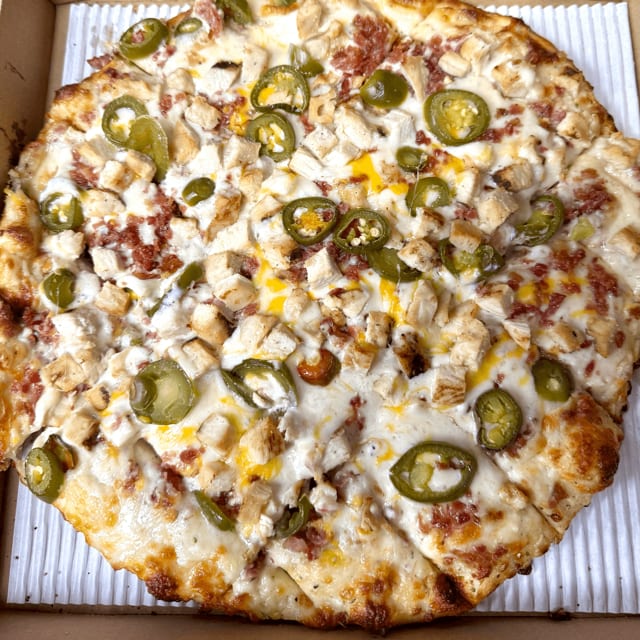 SUNNYSIDE GARLIC CHEESE BREAD.